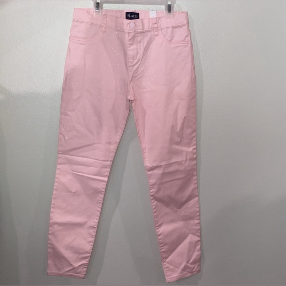 THE CHILDRENS PLACE Glitter Jeans (Color:SHELL)